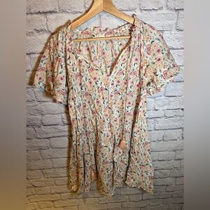 Roller Rabbit Floral spring color Dress women’s  Size Small